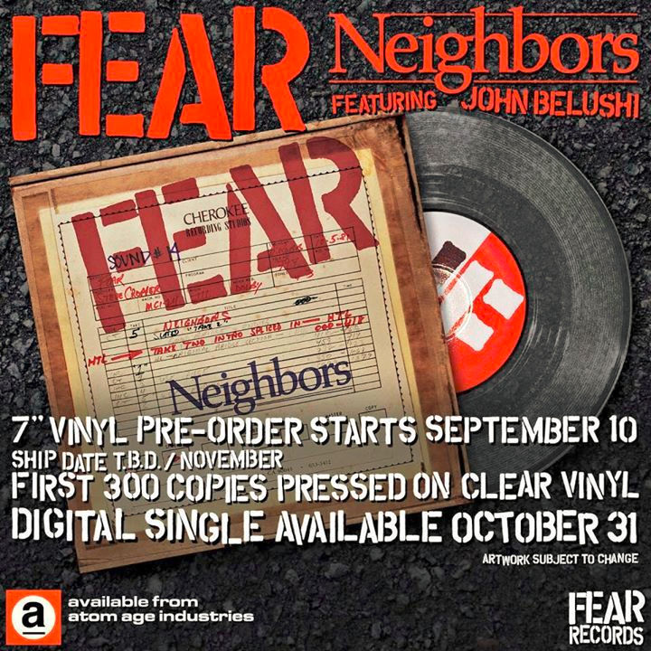 Fear - Neigbors - John Belushi