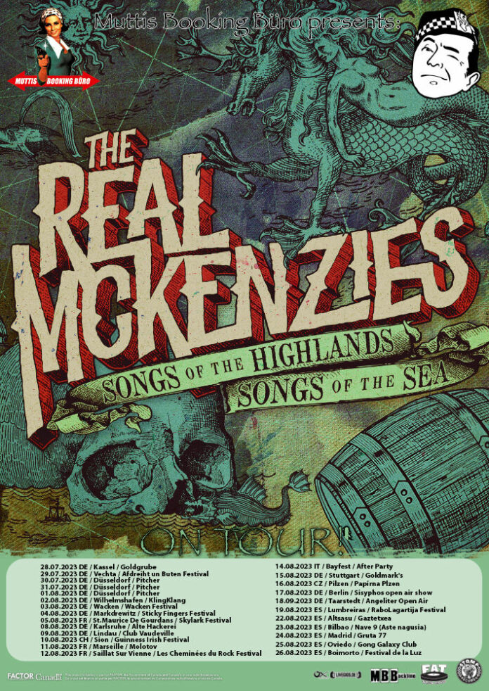 THE REAL MCKENZIES im Sommer auf große Euro Tour AWAY FROM LIFE