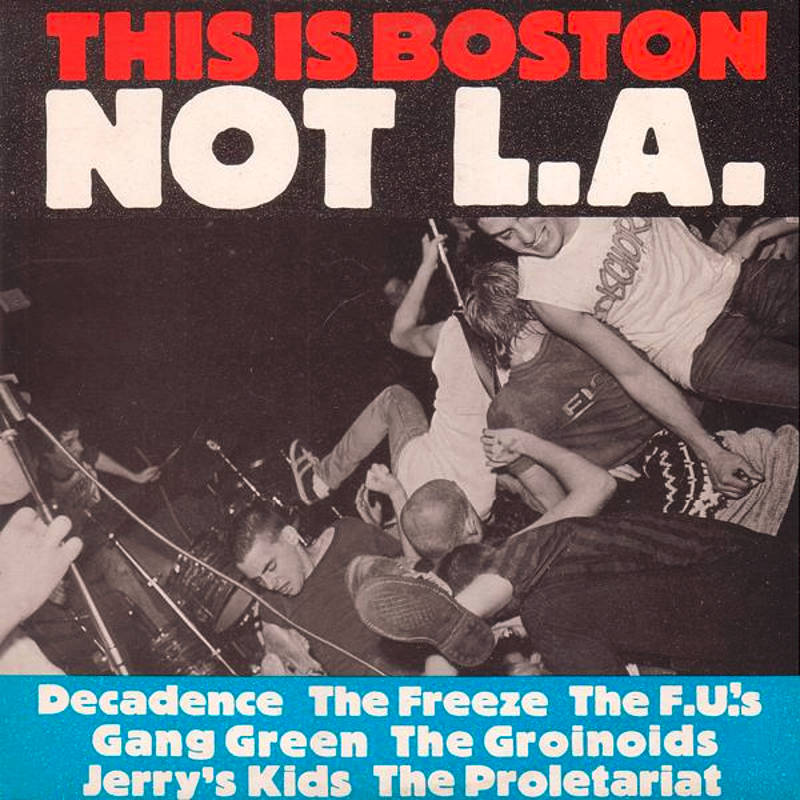 Cover des legendären Sampler "This Is Boston Not LA" mit The Freeze.