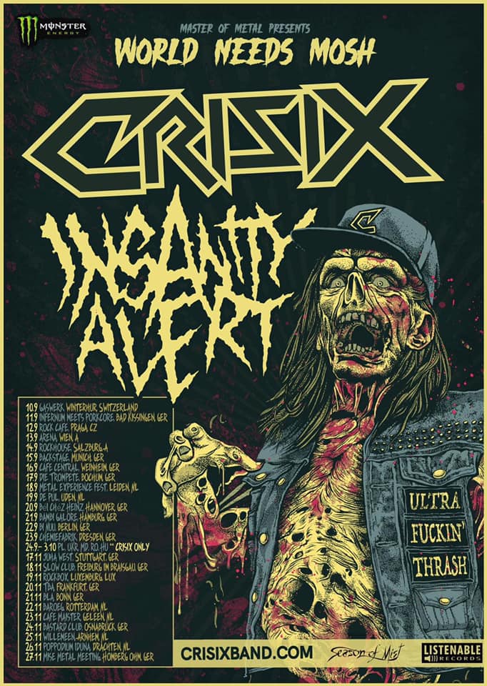Crisix & Insanity Alert - Europa-Tour 2021