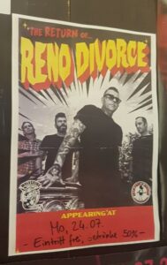 Reno Divorce - Live Club Ba Pic by Bruce Pain