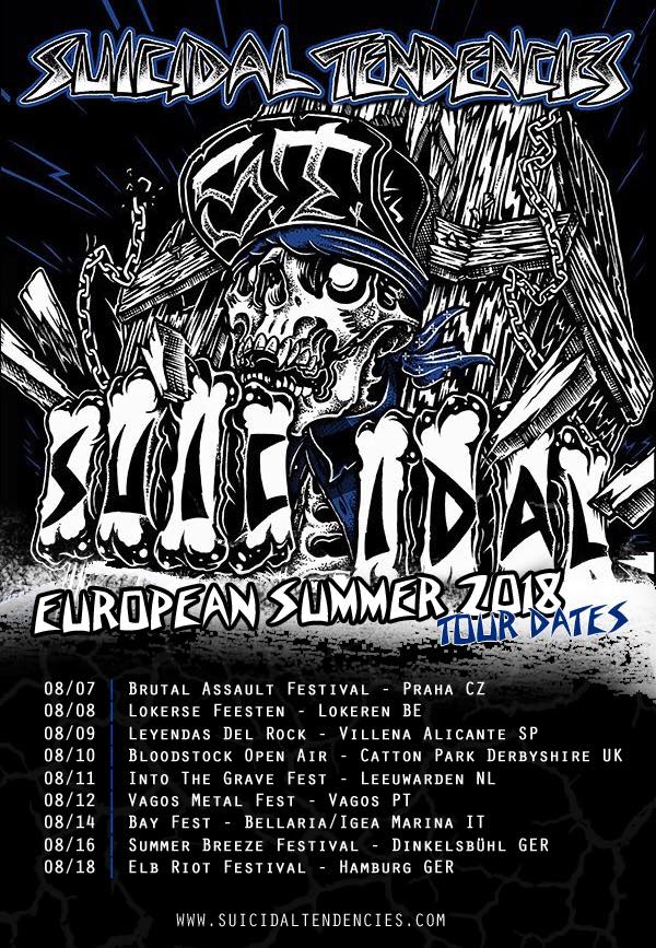 Suicidal Tendencies - Europa-Tour 2018