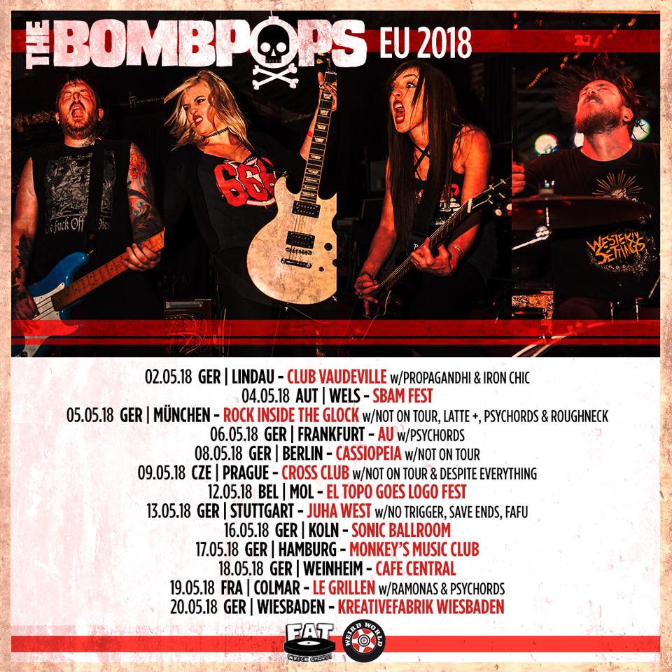 The Bombpops - Tour 2018